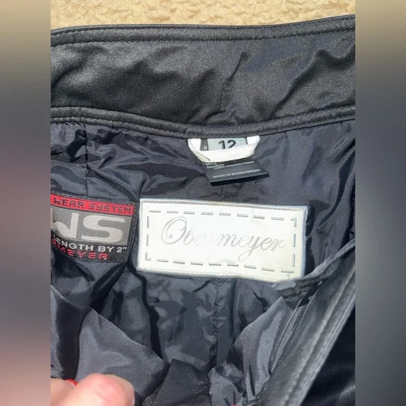 Obermeyer Kids Black Snow Pants - Picture 3 of 3